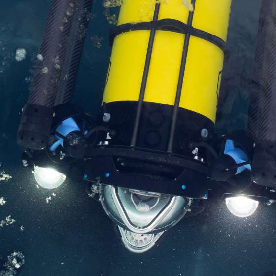 Boxfish ROV Launch from an Ice Hole